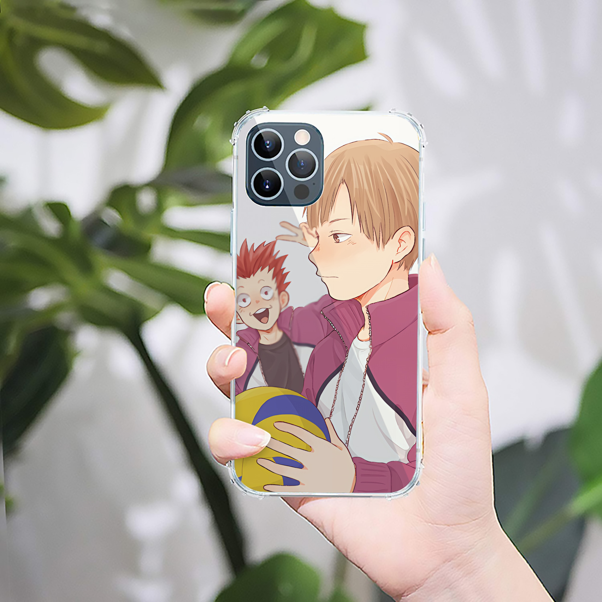 （画像用） ハイキュー!! Haikyu!! 【iPhone 12シリーズ対応】透明スマホケース（クリアソフトケース）